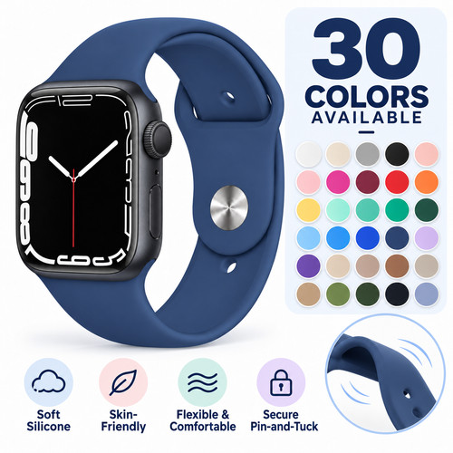 Cinturino silicone per apple - cinturino,