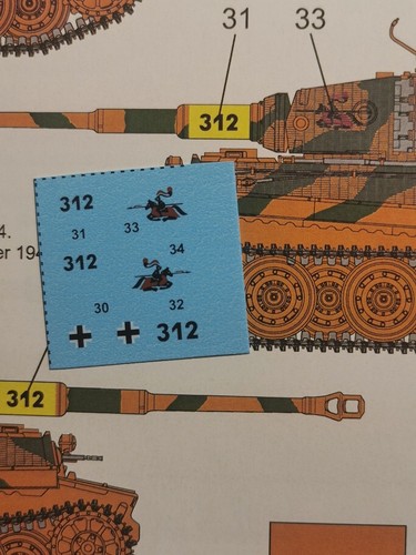 Decalcomanie militari - 1/35,