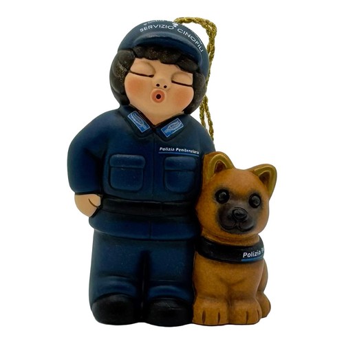 Addobbo statuetta polizia - statuetta,