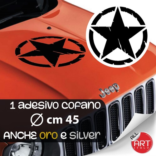 Stella militare adesivo - militare, cofano