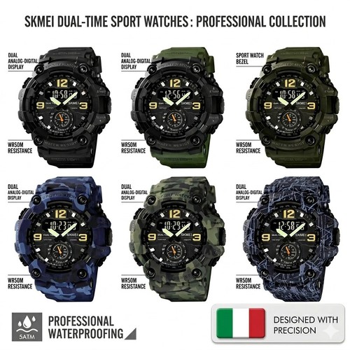 Skmei 1637 orologio militare - 1637,