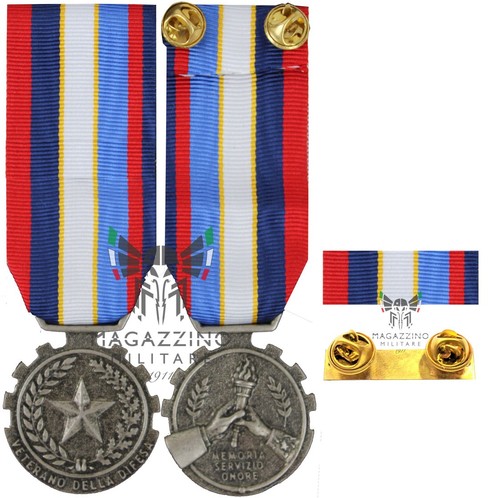 Medaglia nastrino veterano - e/o,