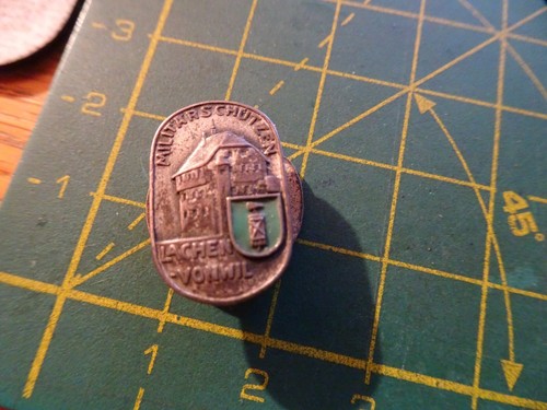 Antico distintivo argento e - ,