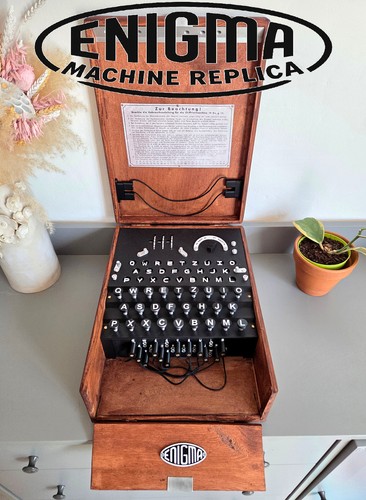 Enigma machine replica - -,