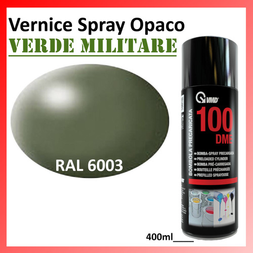 Vernice spray verde militare - spray,