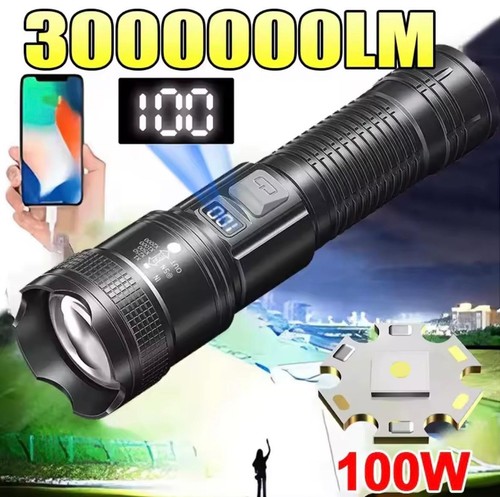 Torcia led militare 3000000lm - militare,
