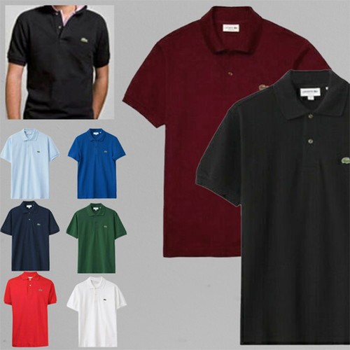 Uomini camicia polo short - camicia, mesh